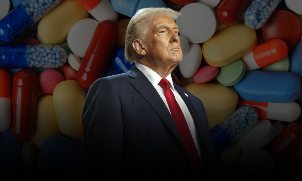 Trump amenaza con tasas de hasta 200% a farmacéuticas y semiprocesadores
