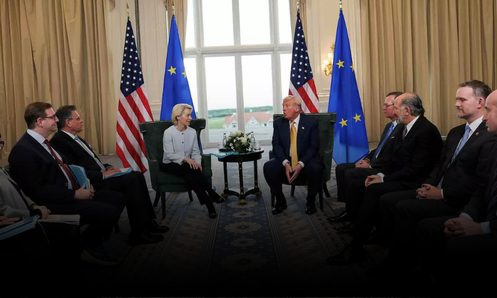 EU y UE sellan acuerdo comercial, evitando una guerra comercial