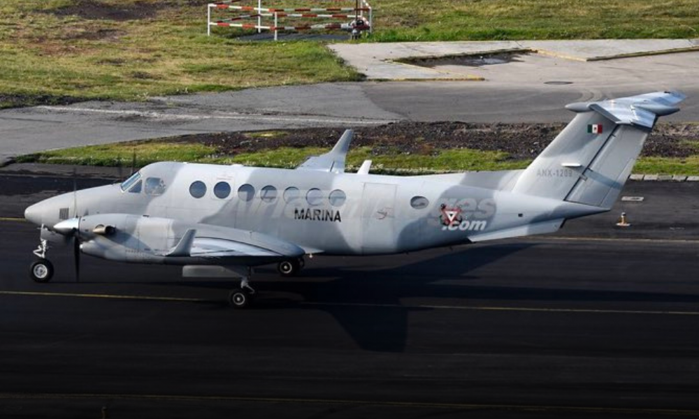 Avión de la Marina mexicana se estrella en Texas, durante misión médica
