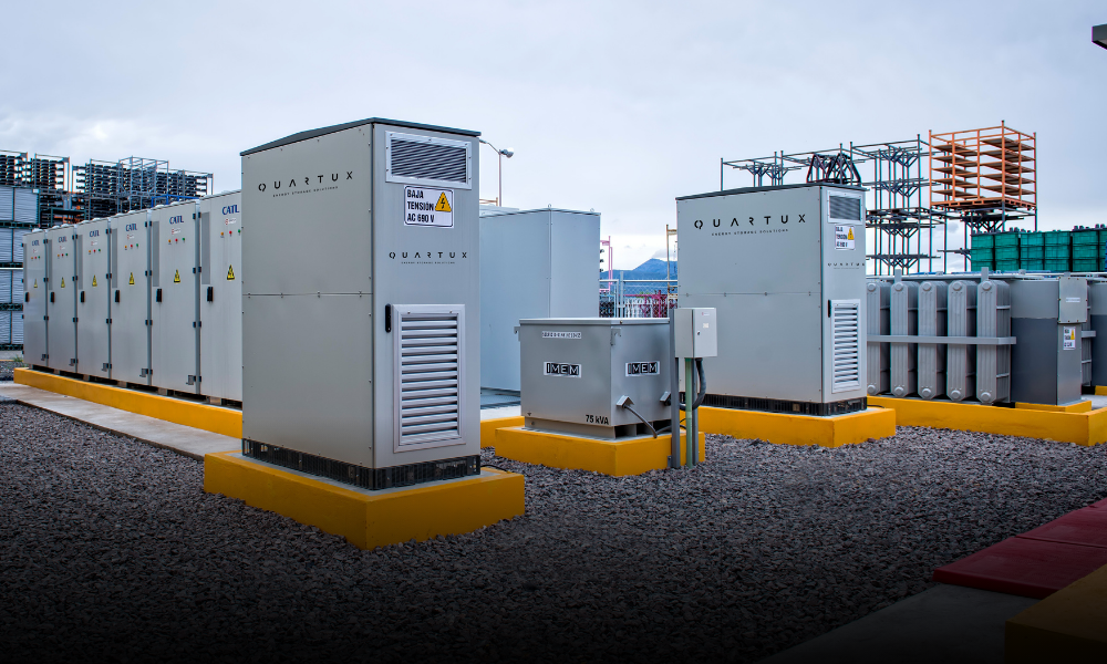 AINDA invierte más de 50 mdd en Quartux para desplegar almacenamiento energético a gran escala en México
