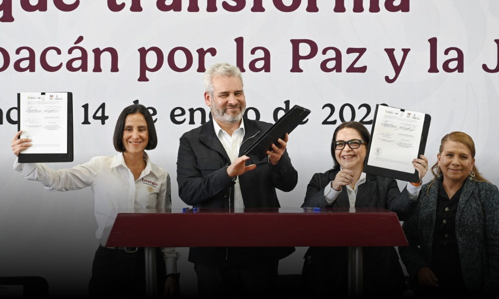 Colaboran SENER, CFE y Gobierno de Michoacán para llevar energía y acceso a Internet a todo el Estado 