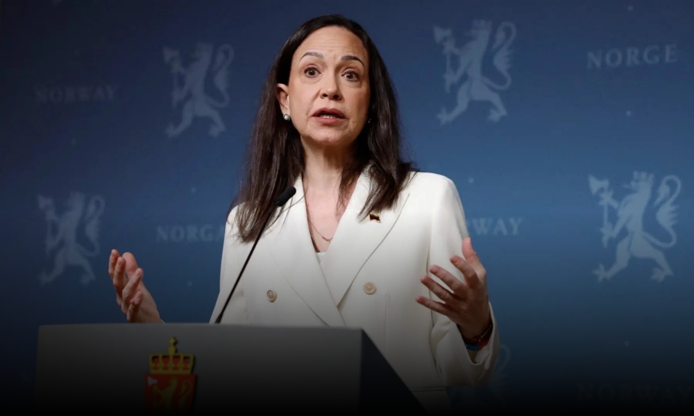 María Corina Machado busca diálogo con Trump y menciona posible Nobel de la Paz