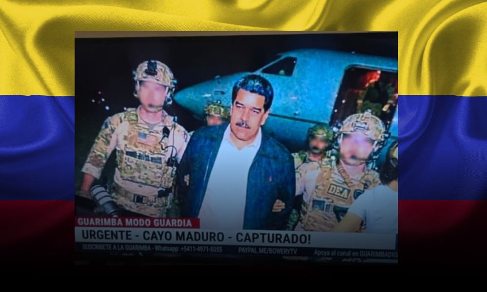 ¡Venezuela Libre! Gobierno de los Estados Unidos captura a Nicolás Maduro