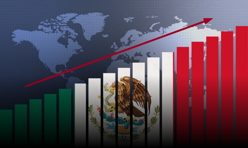 El PIB de México crece 0.8% en 2025; es su cuarto año consecutivo de desaceleración
