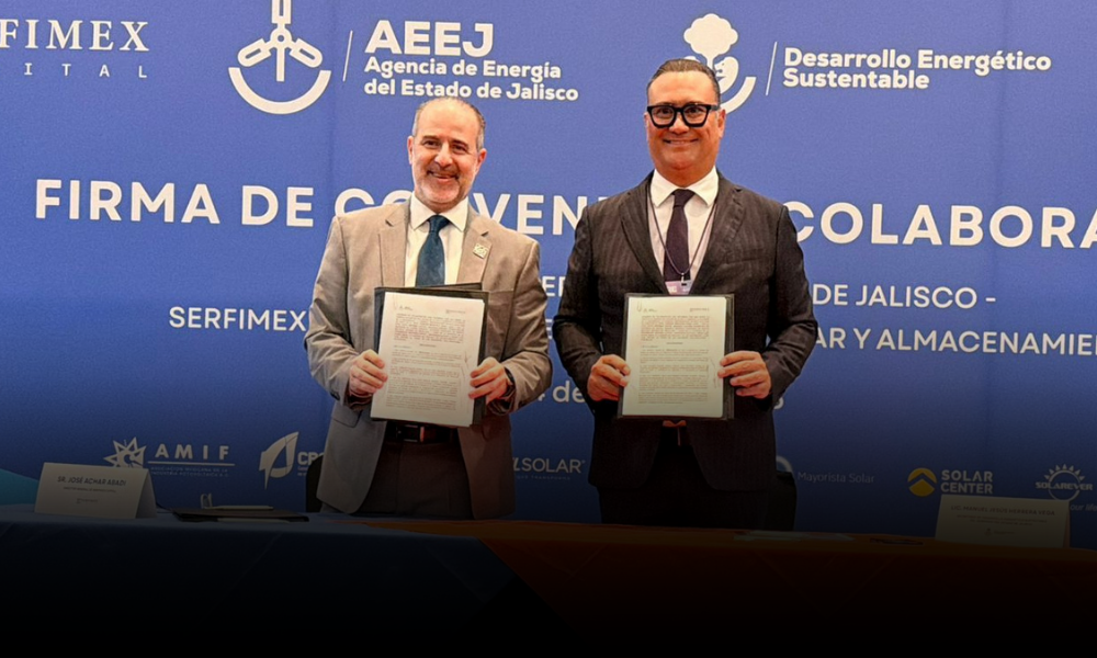Jalisco y Serfimex Capital lanzan fondo de 1,000 mdp para acelerar la transición energética