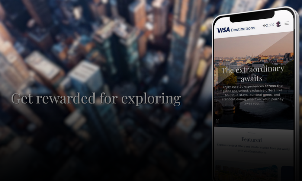 Santander ofrecerá a sus clientes experiencias de viaje exclusivas a través de Visa Destinations