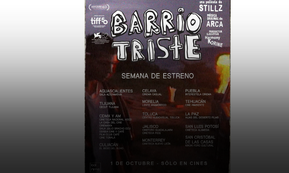 Estrena en cines “Barrio Triste”, la película de Stillz, el genio creativo detrás de los mejores videos de Bad Bunny