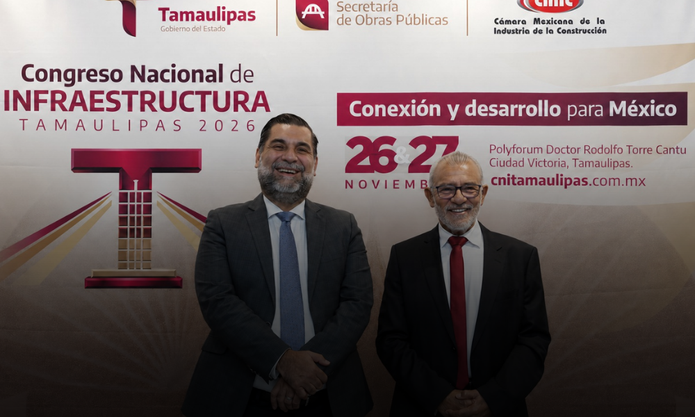 Agua, conectividad e inversiones para México: Tamaulipas será sede del Congreso Nacional de Infraestructura 2026